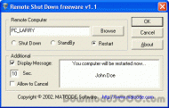 Remote Shutdown screenshot